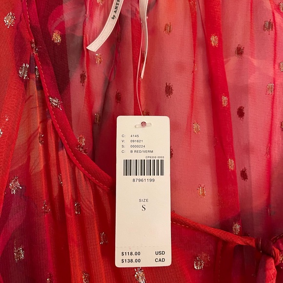 NWT ANTHROPOLOGIE gorgeous dress ! - Picture 9 of 10